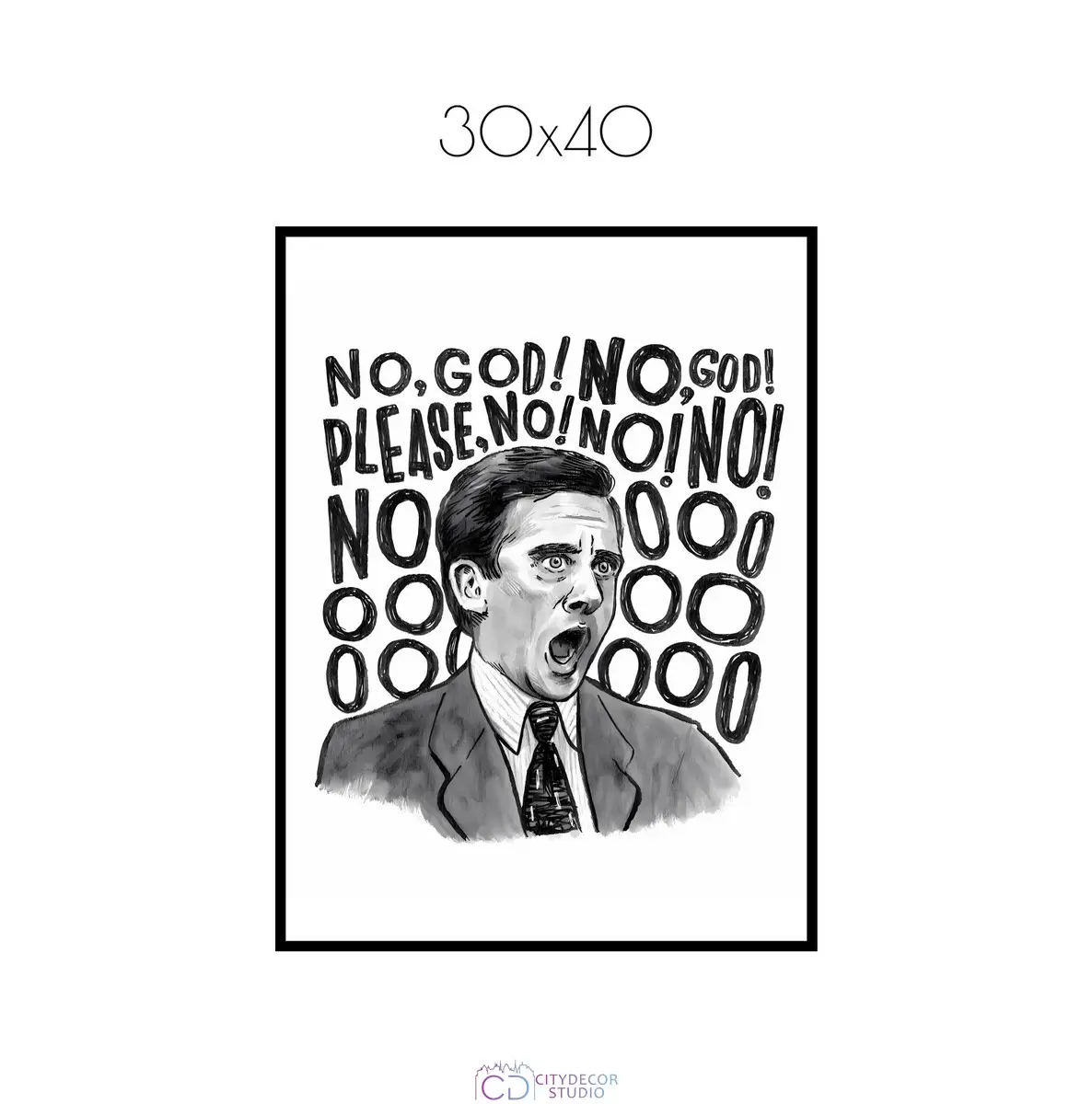 Постер Citydecor The Office арт. 1 (1 постер 30x40 см без рамы)