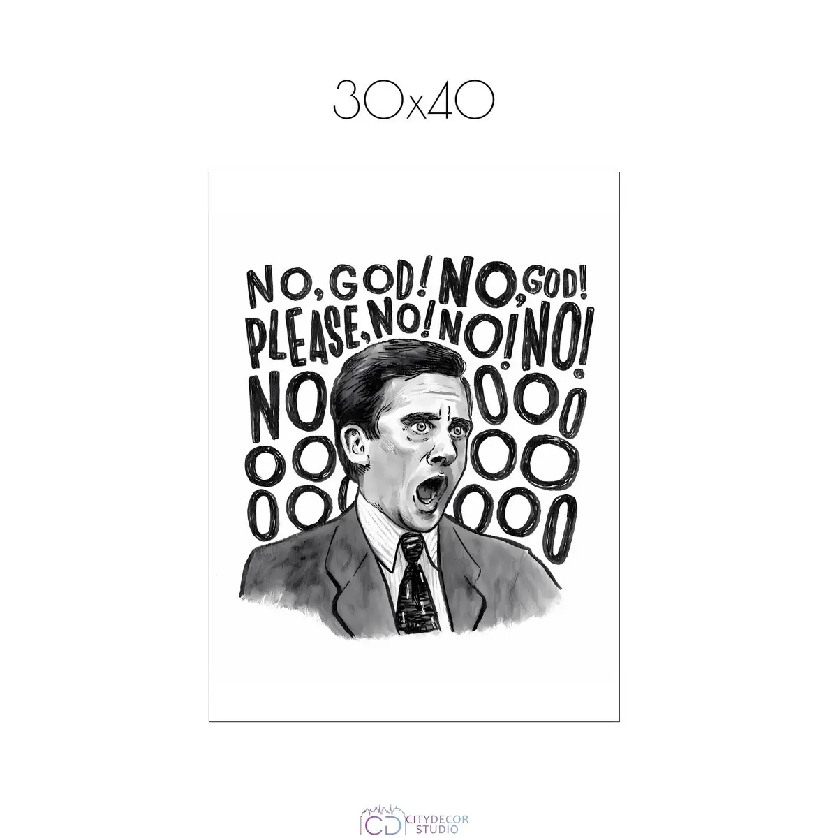 Постер Citydecor The Office арт. 1 (1 постер 30x40 см без рамы)