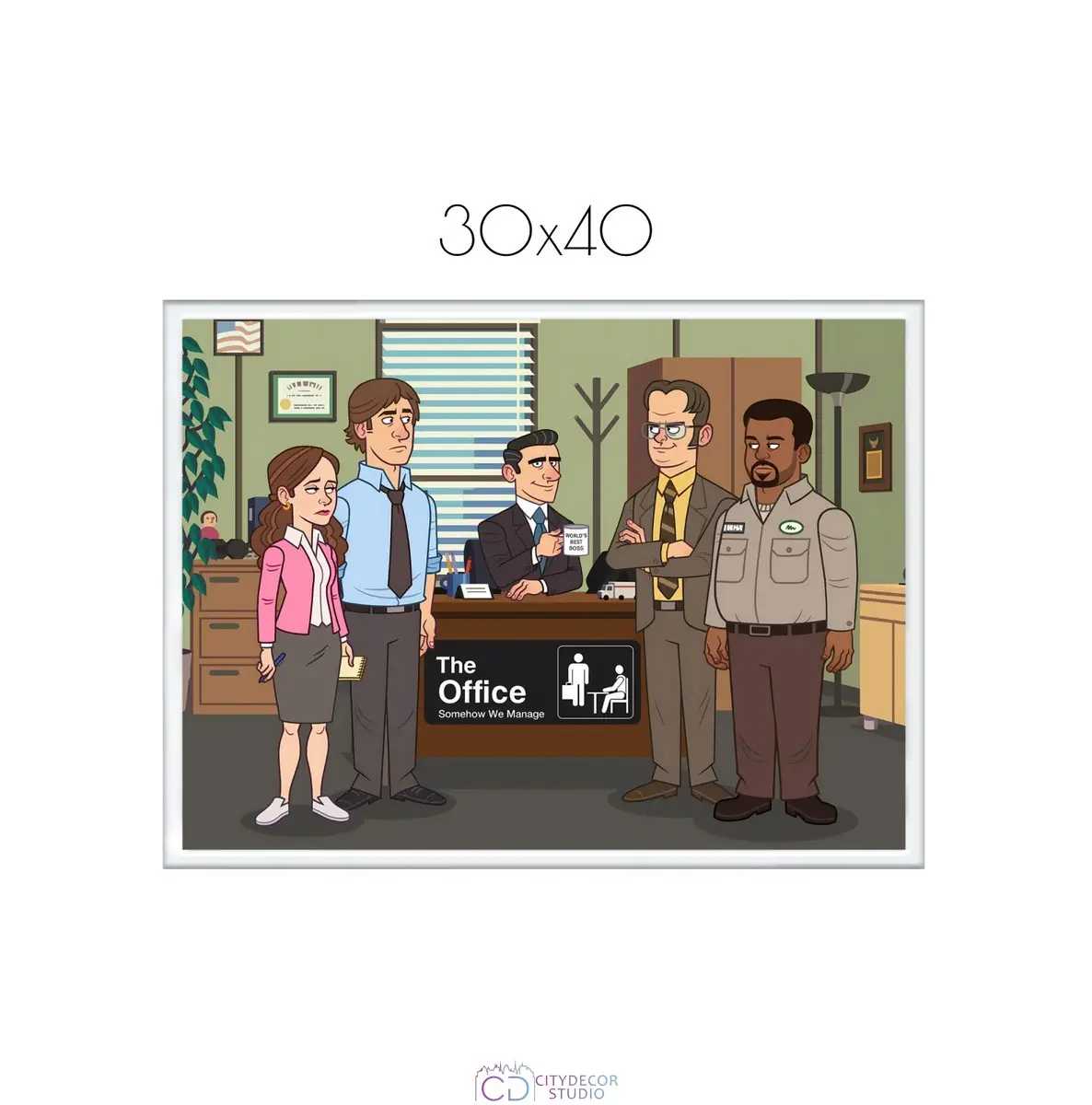Постер Citydecor The Office арт. 8 (1 постер 30x40 см без рамы)