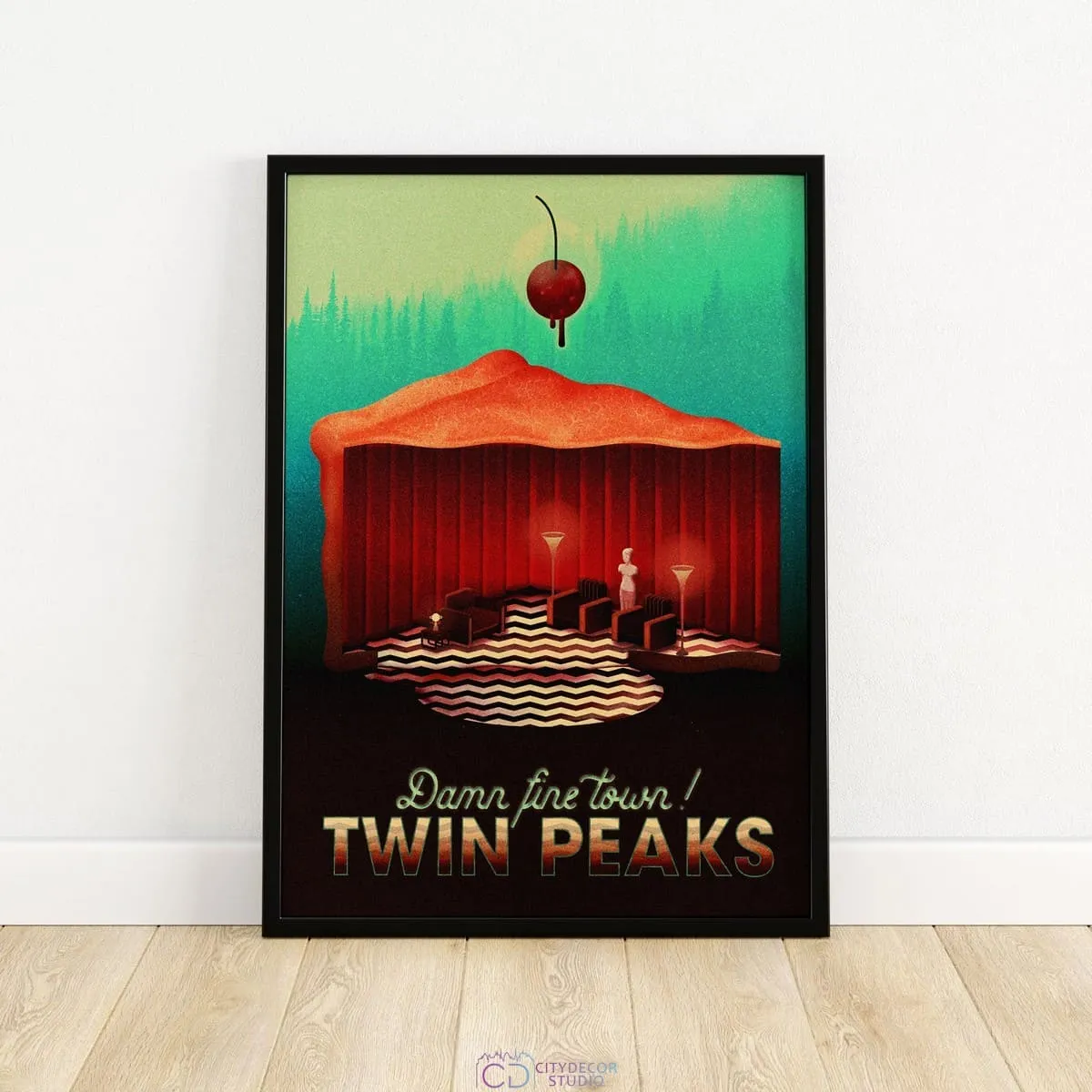 Постер Citydecor Твин Пикс арт. 1 (1 постер 30x40 см без рамы)