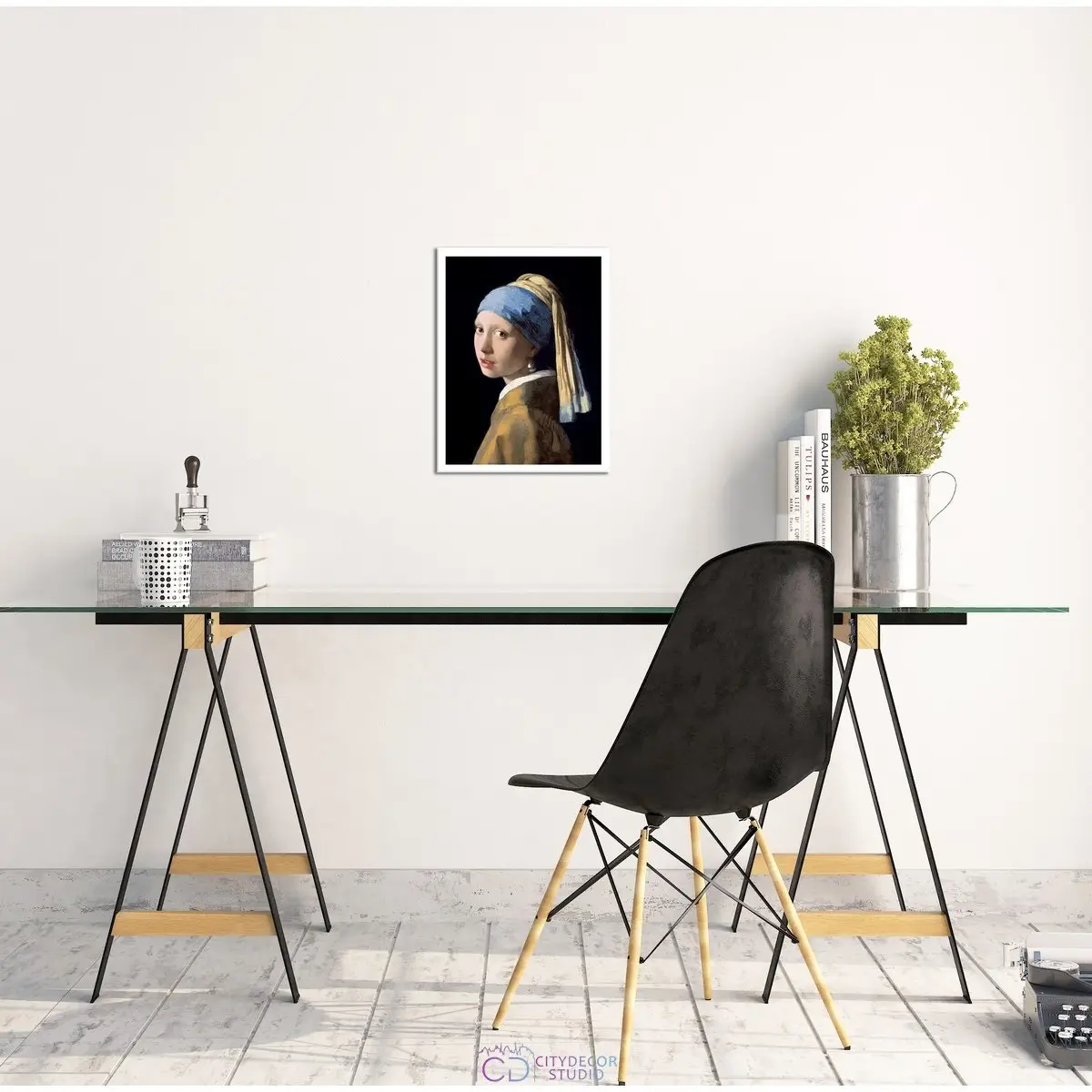 Постер Citydecor "Девушка с жемчужной серёжкой", Ян Вермеер. Репродукция (1 постер 30x40 см без рамы)