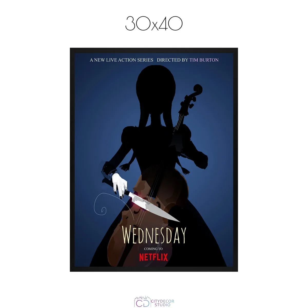 Постер Citydecor Wednesday арт. 6 (1 постер 30x40 см без рамы)