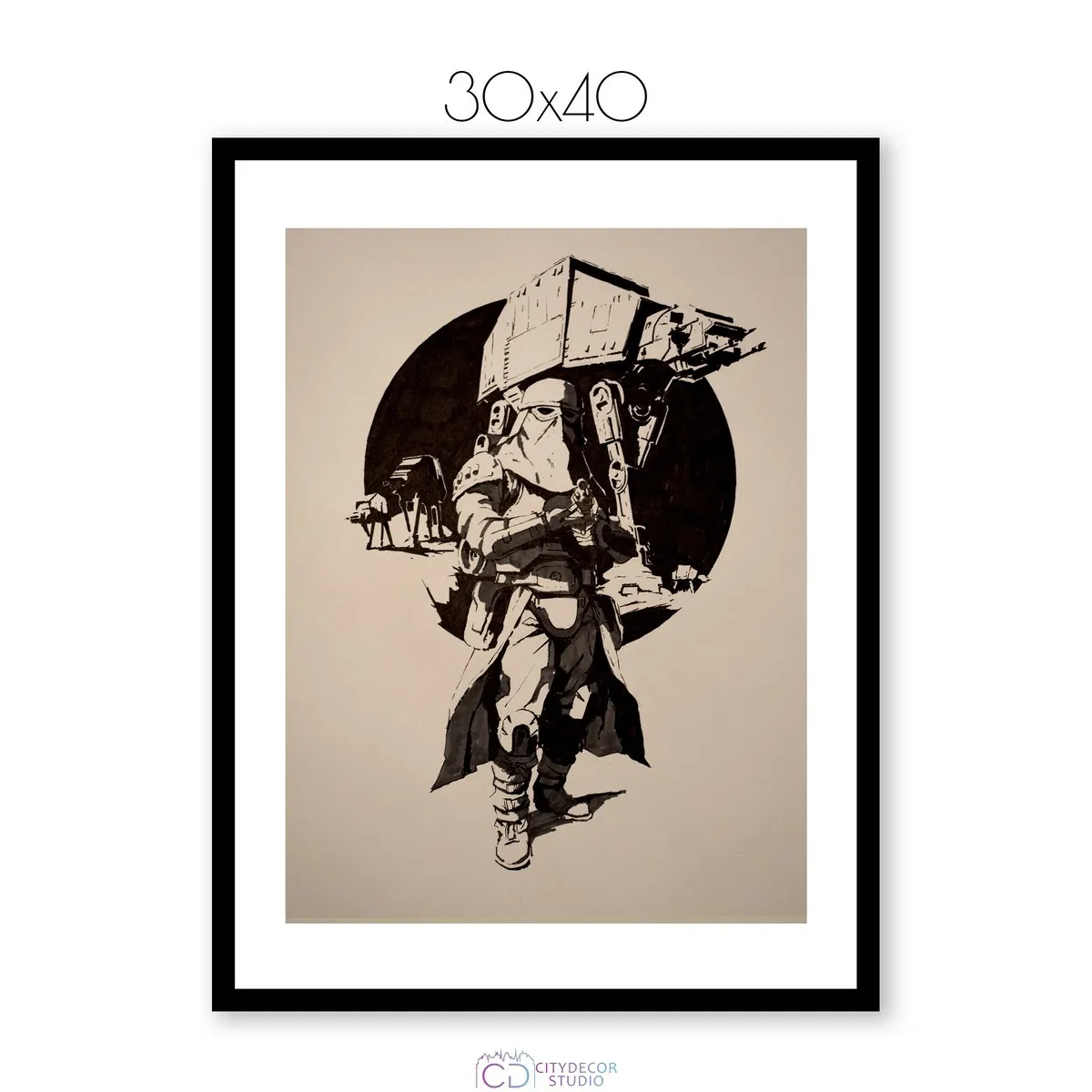 Постер Citydecor Звездные воины арт. 17 (1 постер 30x40 см без рамы)
