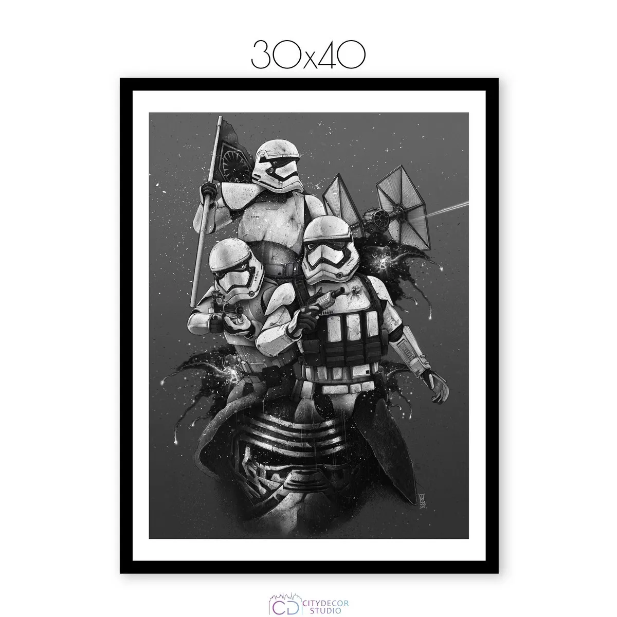Постер Citydecor Звездные воины арт. 9 (1 постер 30x40 см без рамы)