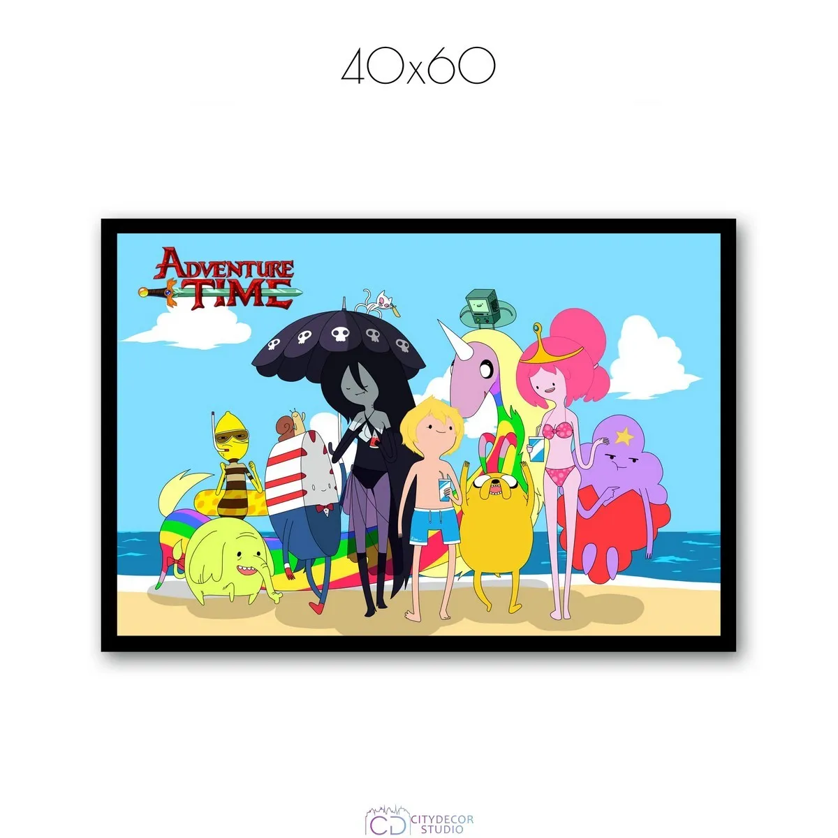 Постер Citydecor Время приключений арт. 3 (1 постер 40x60 см без рамы)