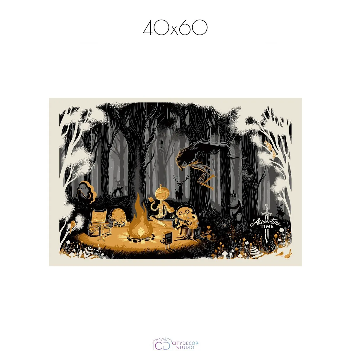 Постер Citydecor Время приключений арт. 5 (1 постер 40x60 см без рамы)