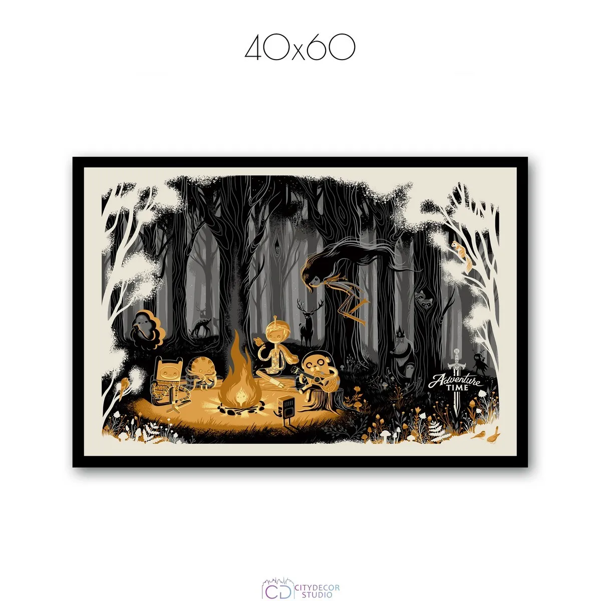 Постер Citydecor Время приключений арт. 5 (1 постер 40x60 см без рамы)