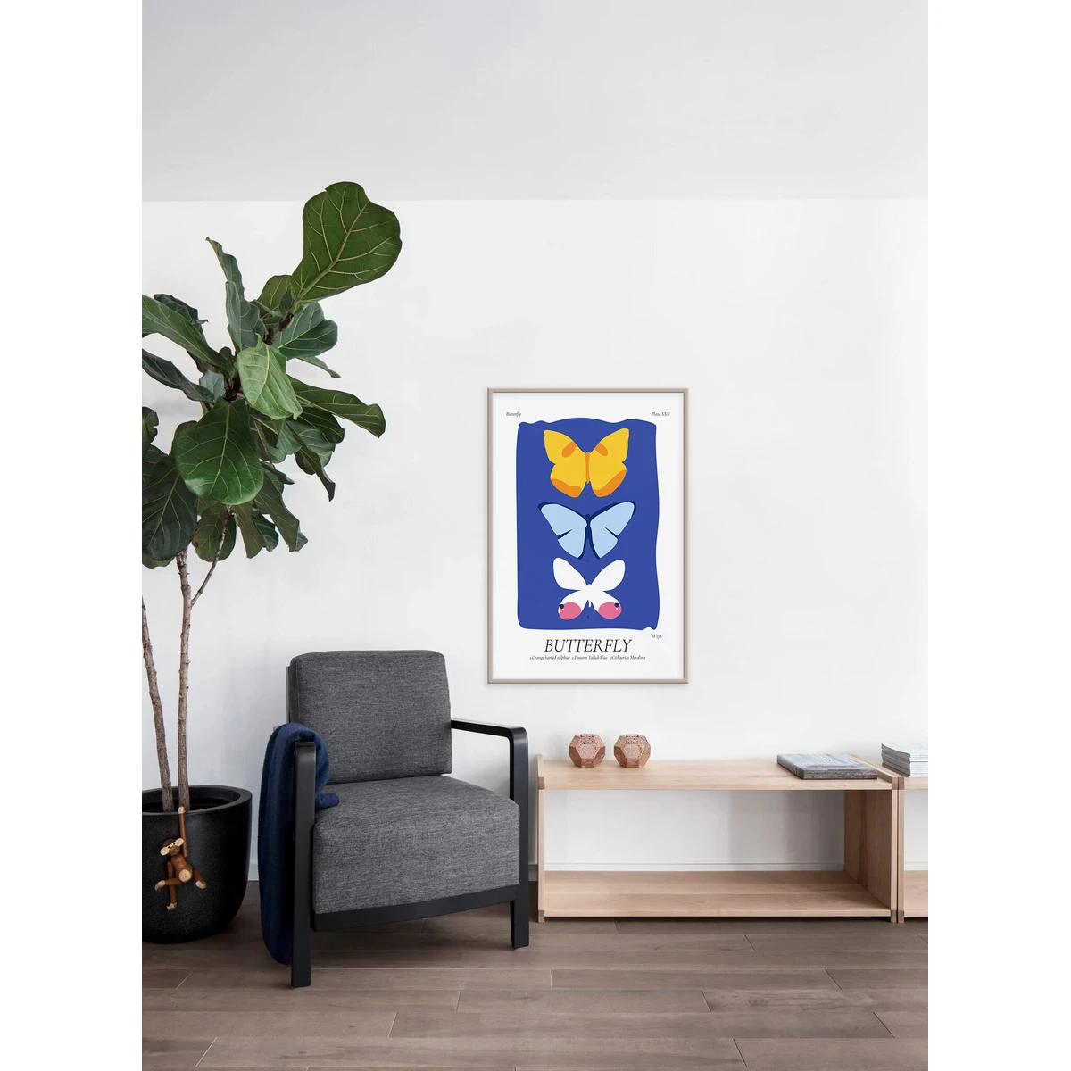 Постер Citydecor Butterfly (1 постер 40x60 см без рамы)