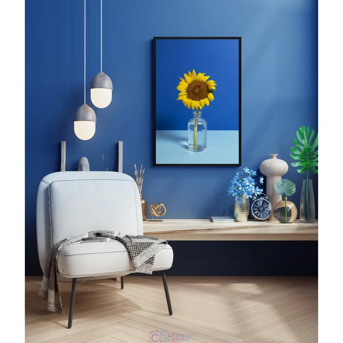 Постер Citydecor Цветы арт. 12 (1 постер 40x60 см без рамы)