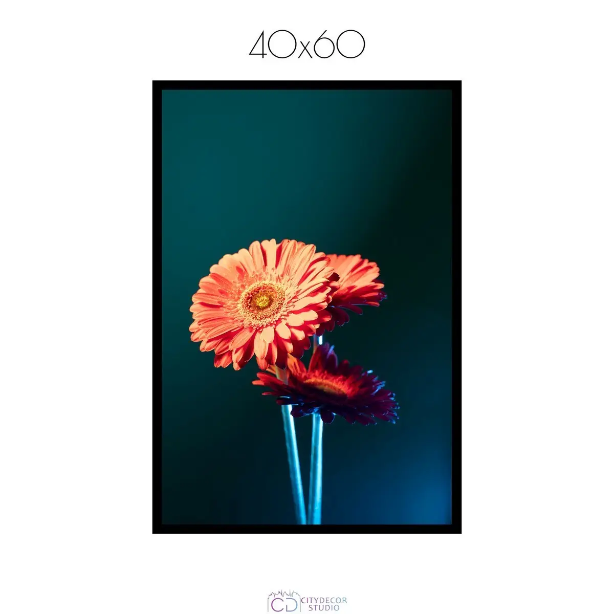 Постер Citydecor Цветы арт. 1 (1 постер 40x60 см без рамы)