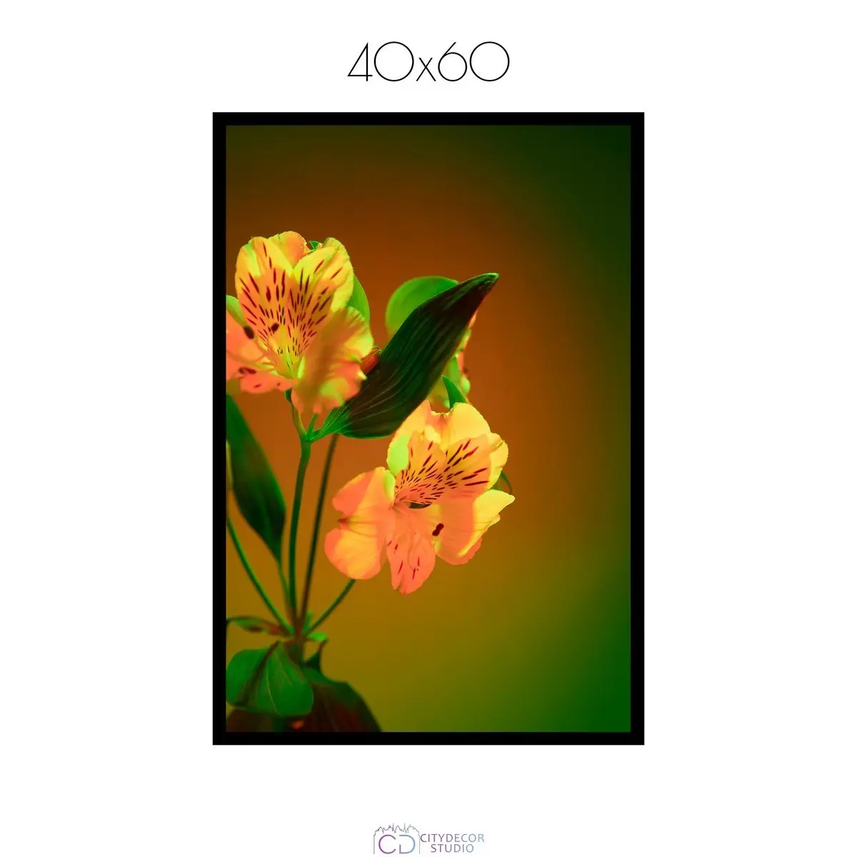 Постер Citydecor Цветы арт. 4 (1 постер 40x60 см без рамы)