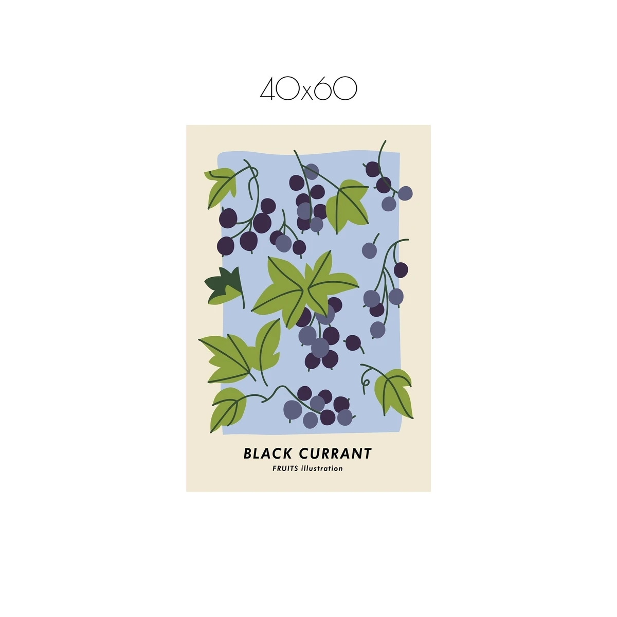 Постер Citydecor Фрукты арт. 10 (1 постер 40x60 см без рамы)