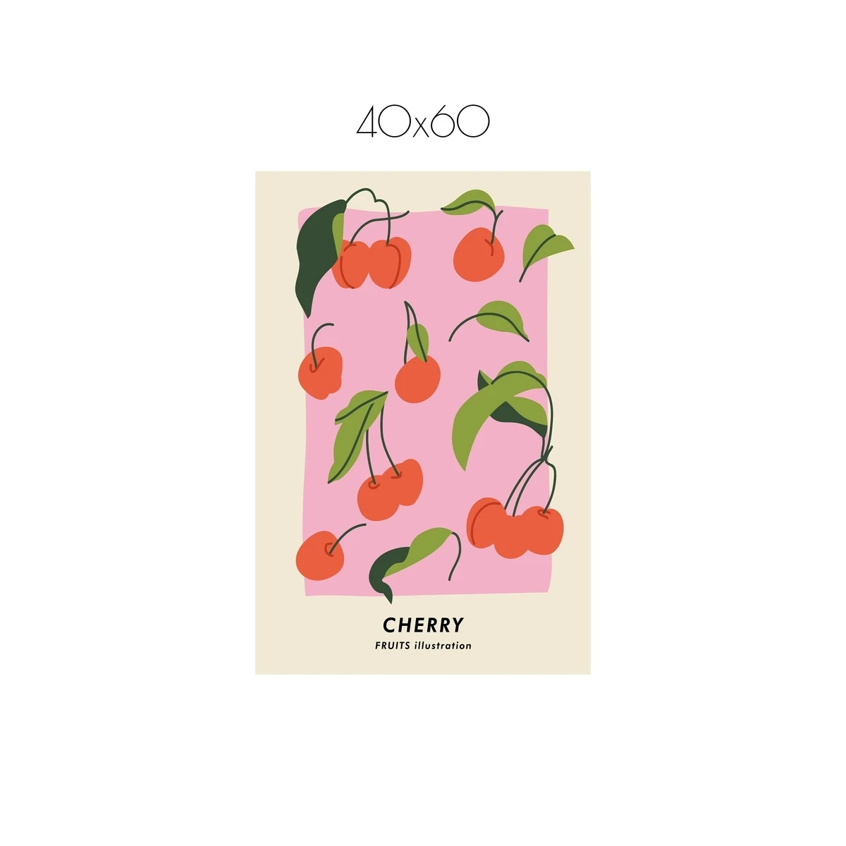 Постер Citydecor Фрукты арт. 1 (1 постер 40x60 см без рамы)