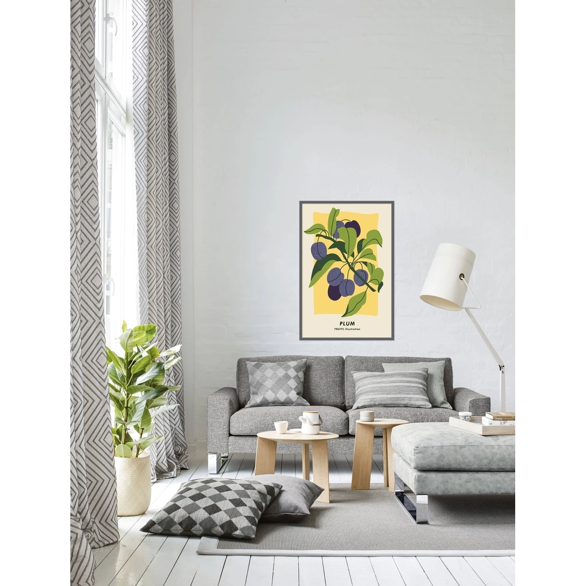 Постер Citydecor Фрукты арт. 8 (1 постер 40x60 см без рамы)