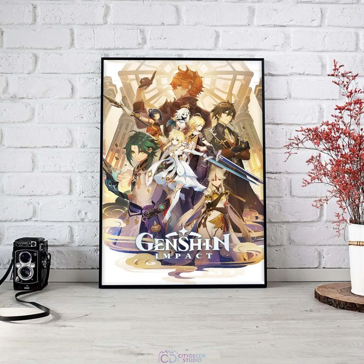 Постер Citydecor Genshin арт. 4 (1 постер 40x60 см без рамы)