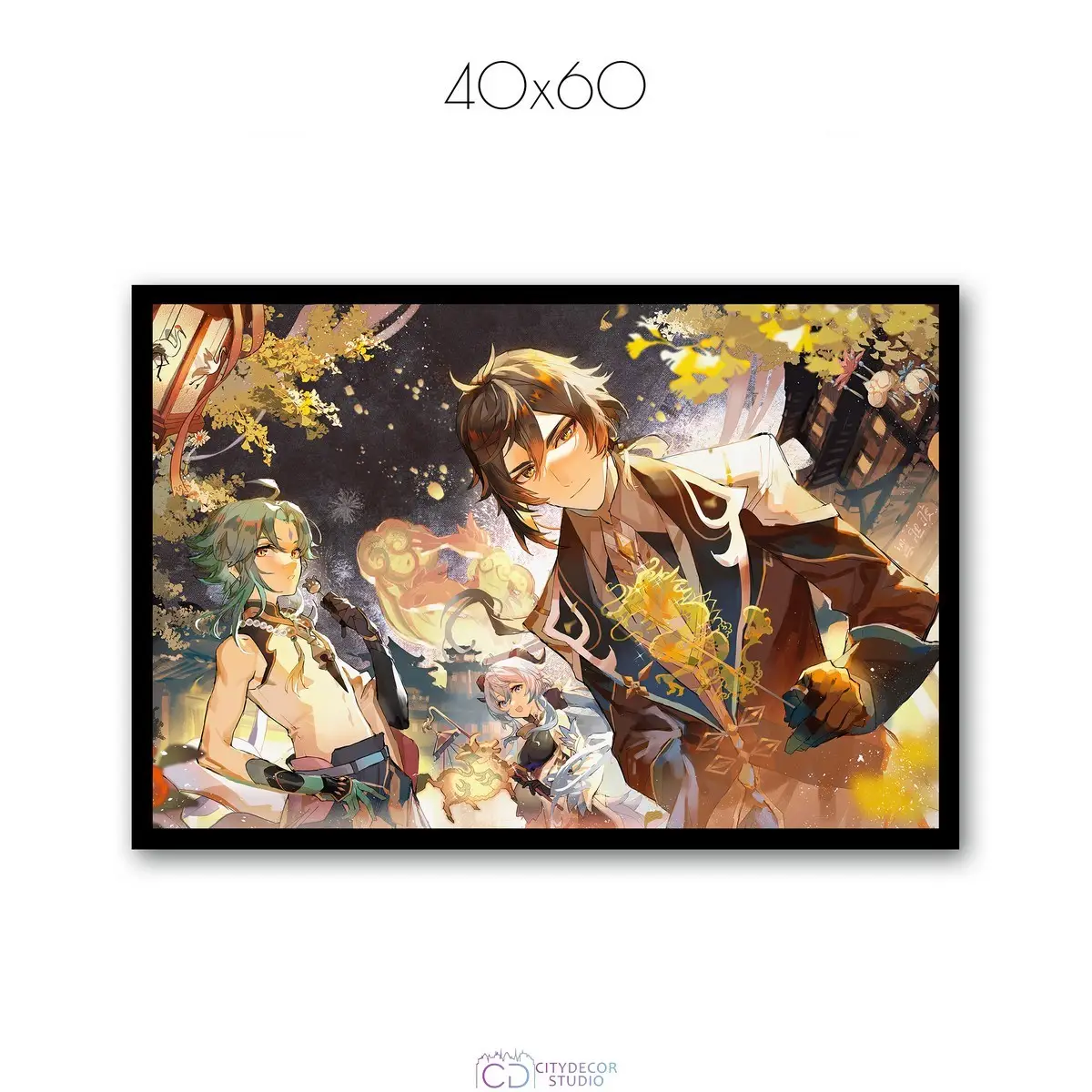 Постер Citydecor Genshin арт. 7 (1 постер 40x60 см без рамы)