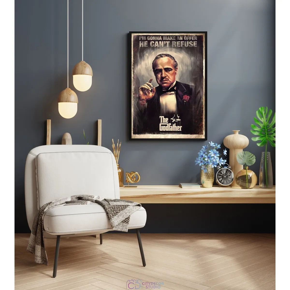 Постер Citydecor Крестный отец арт. 3 (1 постер 40x60 см без рамы)