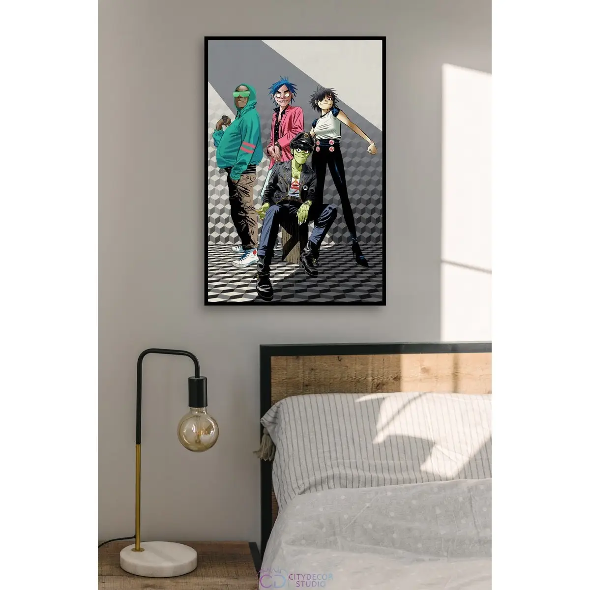 Постер Citydecor Gorillaz арт. 3 (1 постер 40x60 см без рамы)