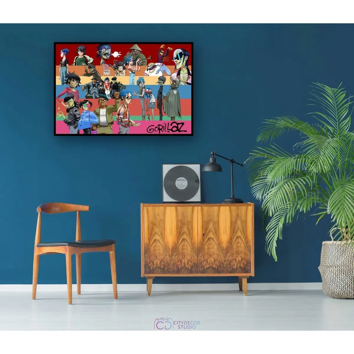 Постер Citydecor Gorillaz арт. 7 (1 постер 40x60 см без рамы)