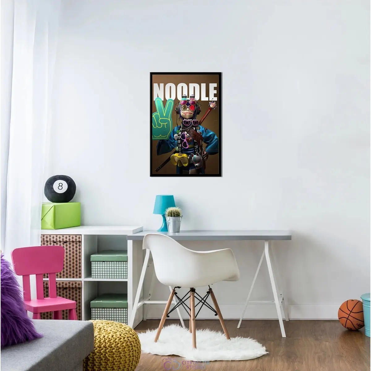 Постер Citydecor Gorillaz арт. 9 (1 постер 40x60 см без рамы)