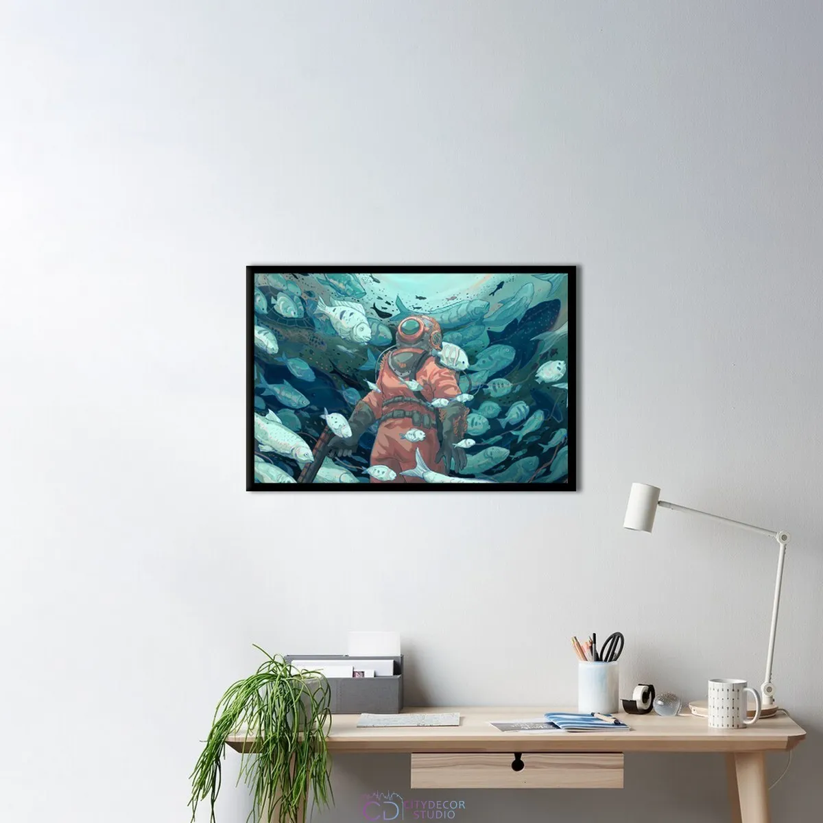 Постер Citydecor Иллюстрация арт. 2 (1 постер 40x60 см без рамы)