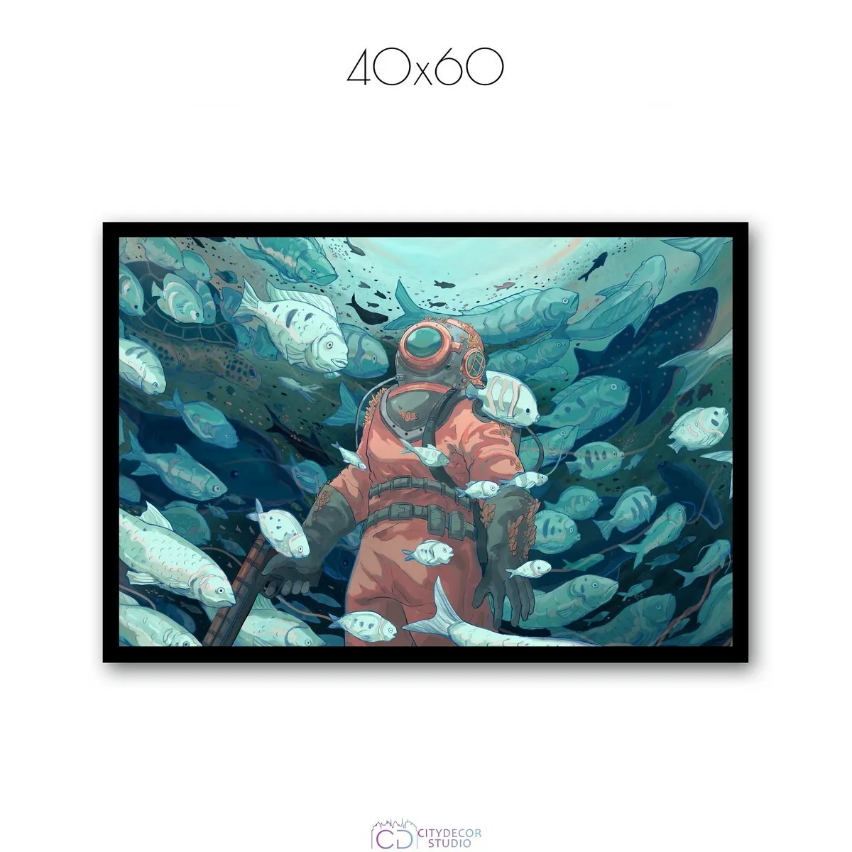 Постер Citydecor Иллюстрация арт. 2 (1 постер 40x60 см без рамы)