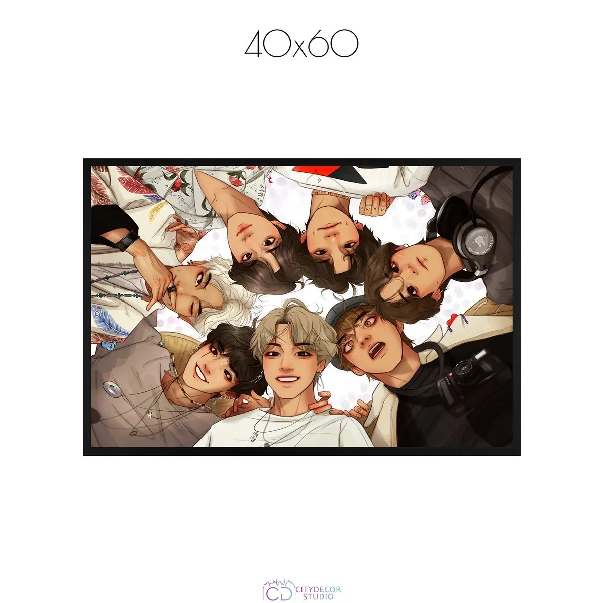 Постер Citydecor K-POP арт. 5 (1 постер 40x60 см без рамы)