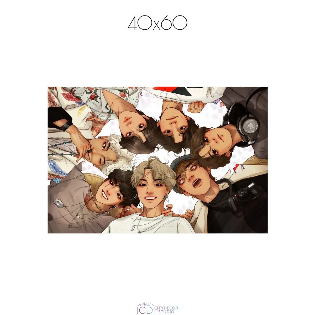 Постер Citydecor K-POP арт. 5 (1 постер 40x60 см без рамы)