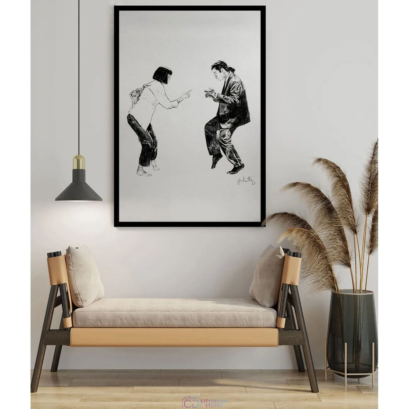 Постер Citydecor Криминальное чтиво арт. 1 (1 постер 40x60 см без рамы)