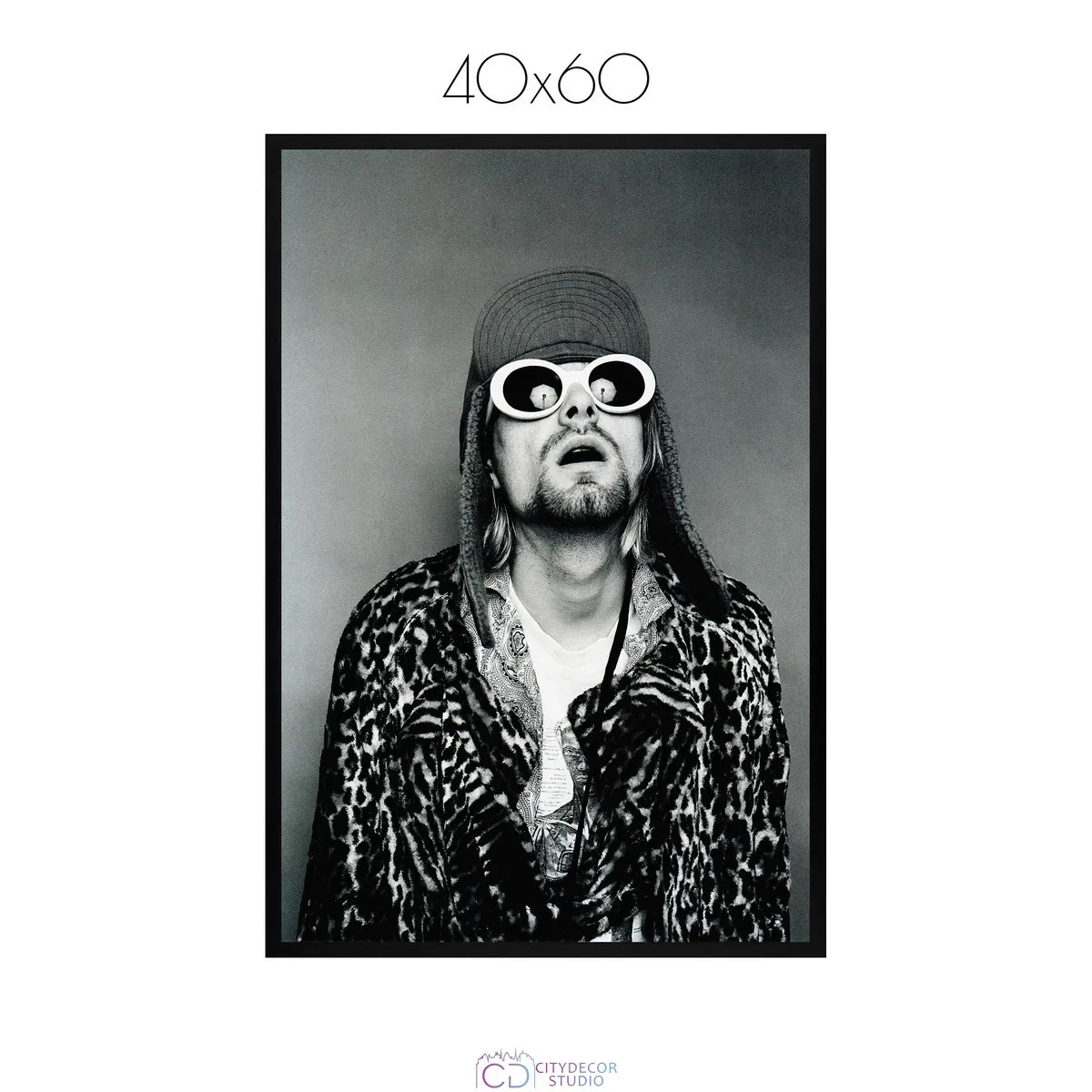 Постер Citydecor Kurt Cobain арт. 4 (1 постер 40x60 см без рамы)