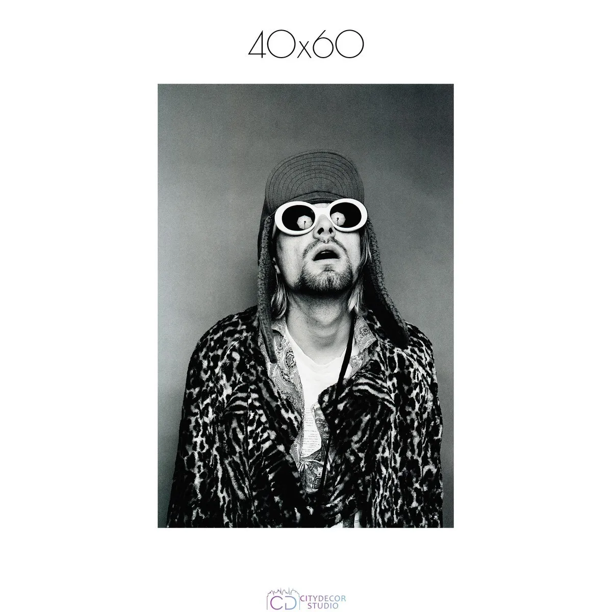 Постер Citydecor Kurt Cobain арт. 4 (1 постер 40x60 см без рамы)
