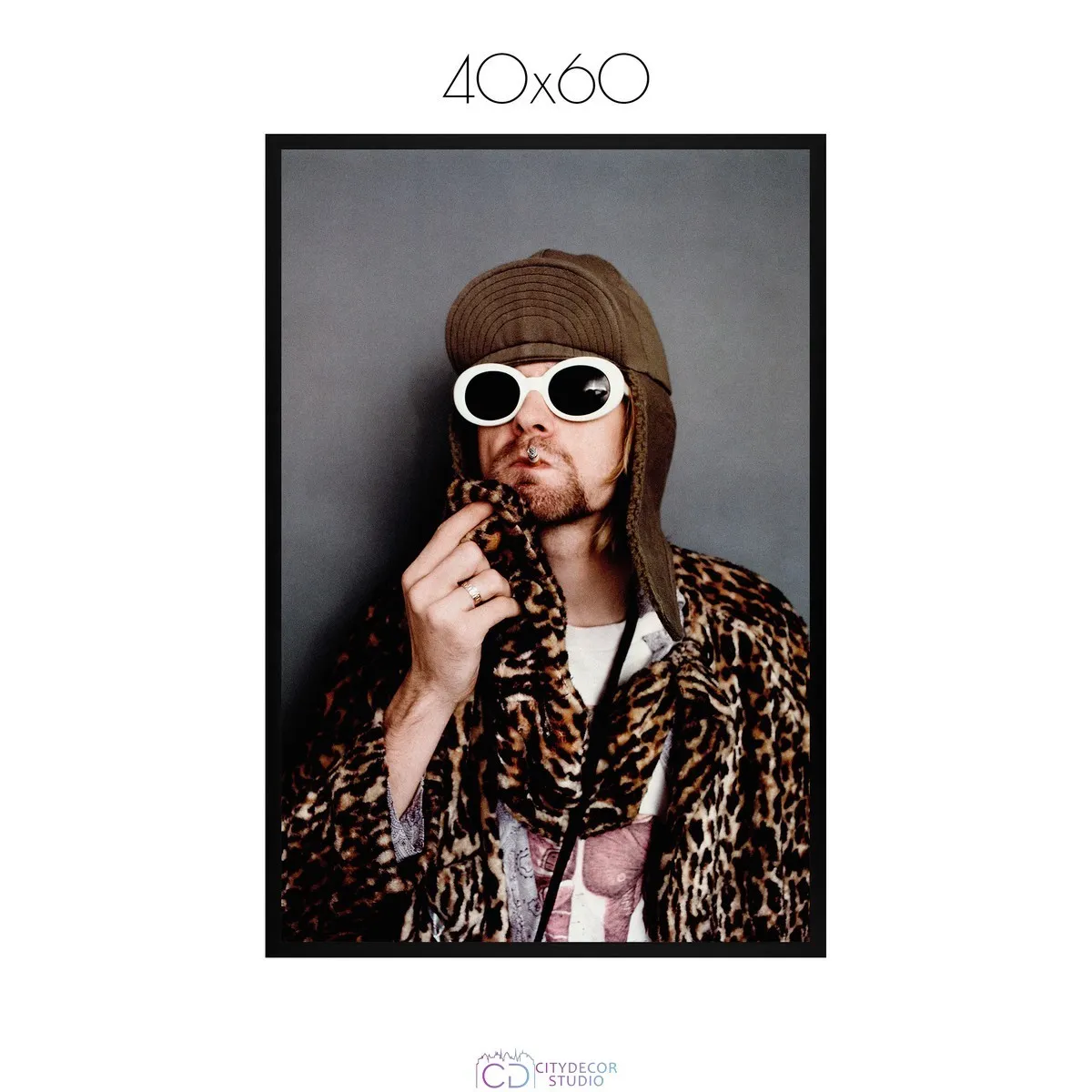 Постер Citydecor Kurt Cobain арт. 5 (1 постер 40x60 см без рамы)