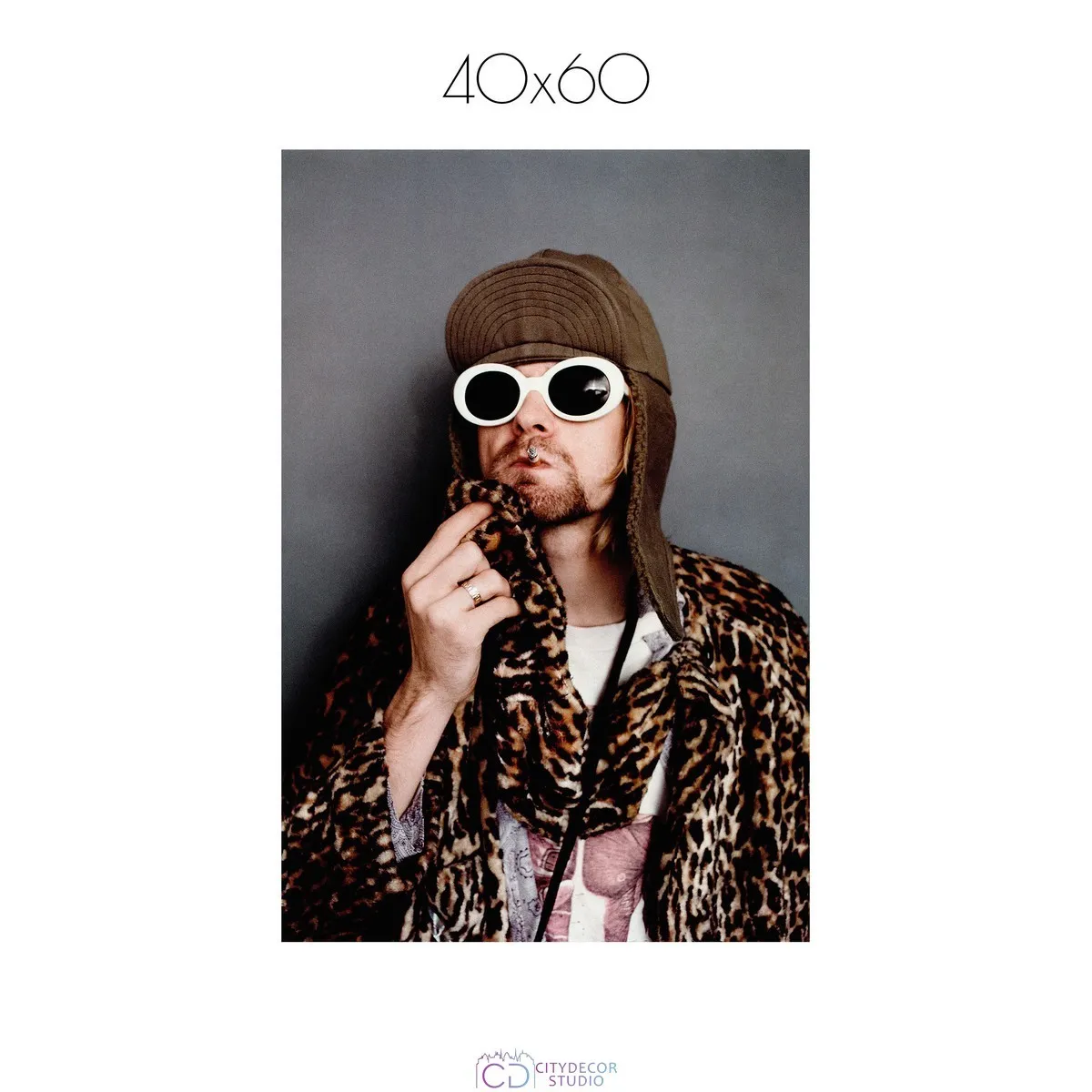 Постер Citydecor Kurt Cobain арт. 5 (1 постер 40x60 см без рамы)