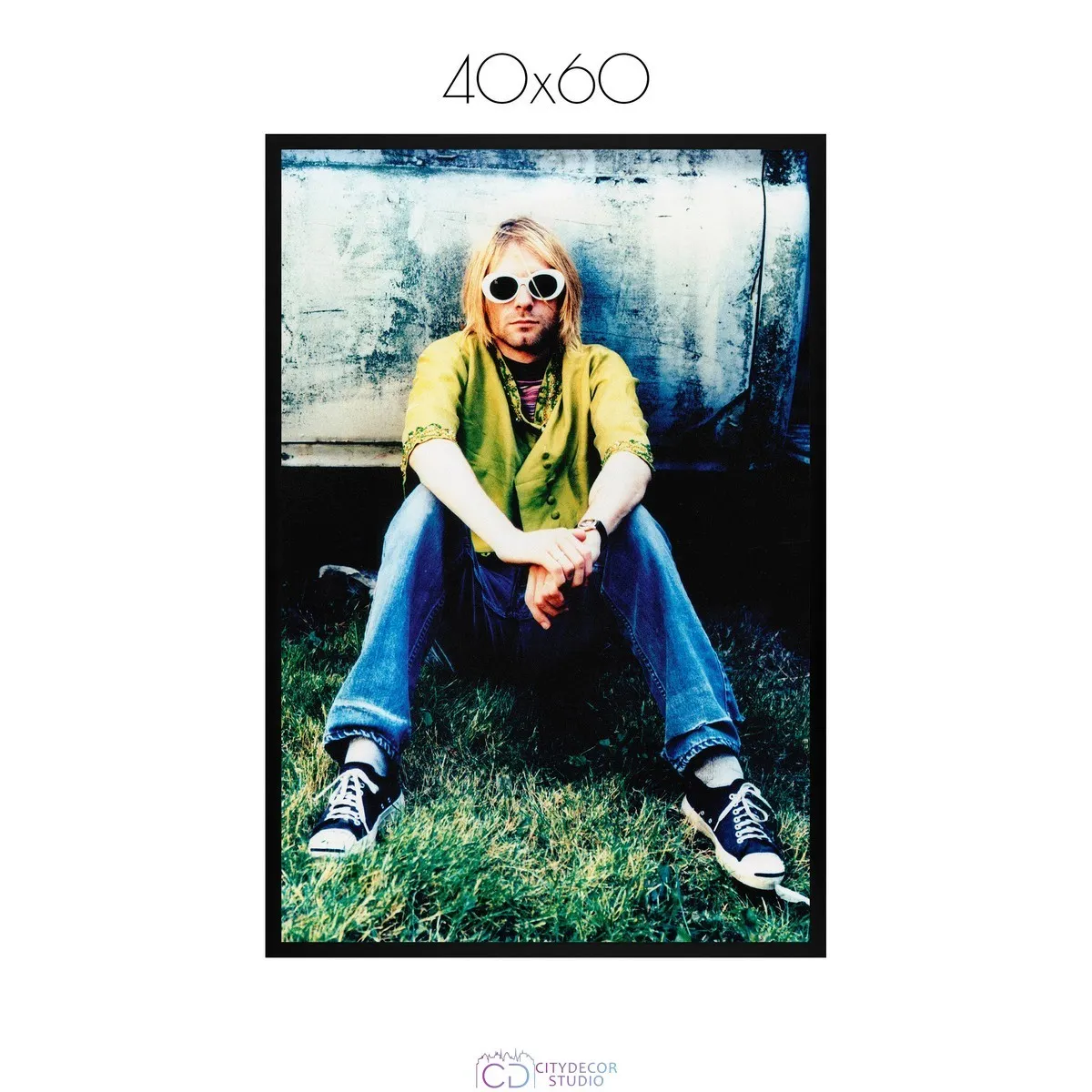 Постер Citydecor Kurt Cobain арт. 6 (1 постер 40x60 см без рамы)