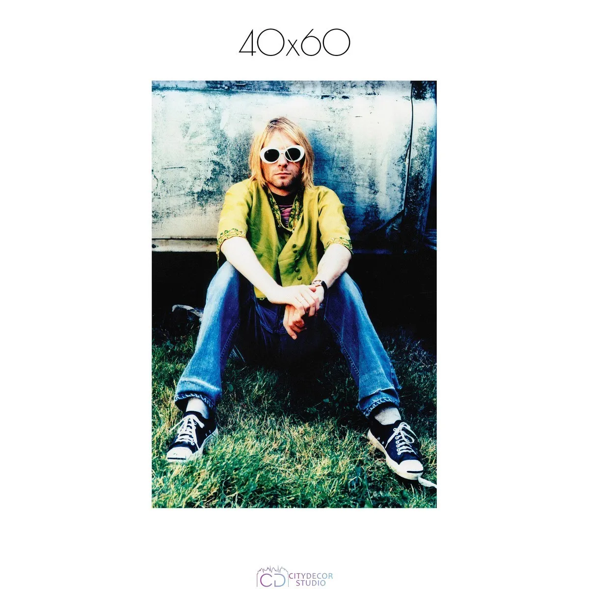 Постер Citydecor Kurt Cobain арт. 6 (1 постер 40x60 см без рамы)