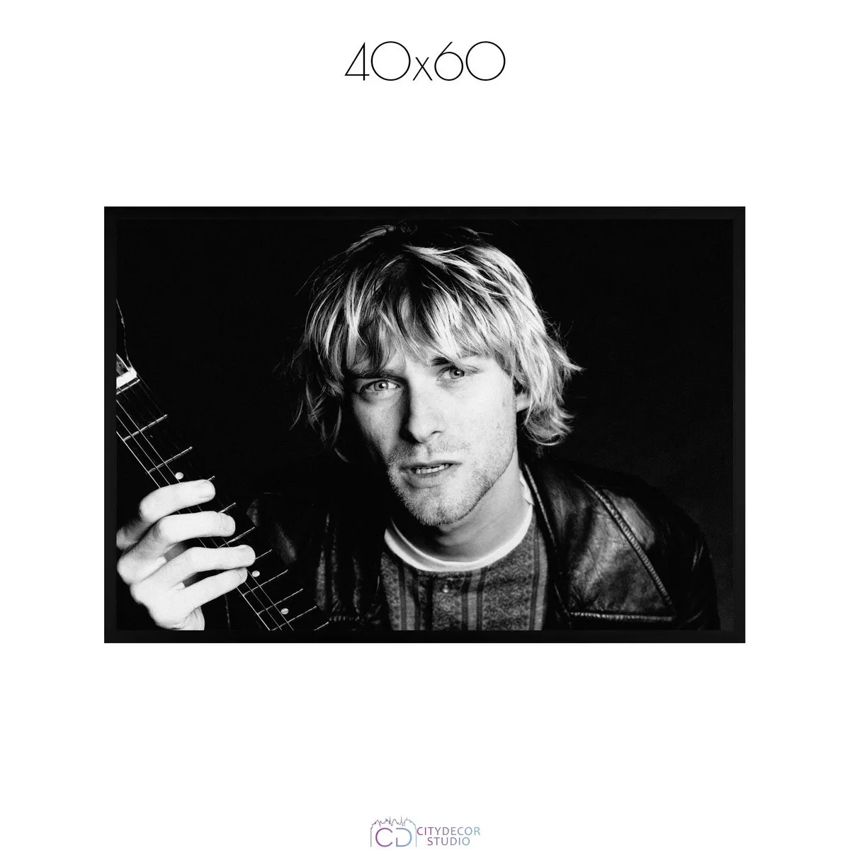 Постер Citydecor Kurt Cobain арт. 9 (1 постер 40x60 см без рамы)