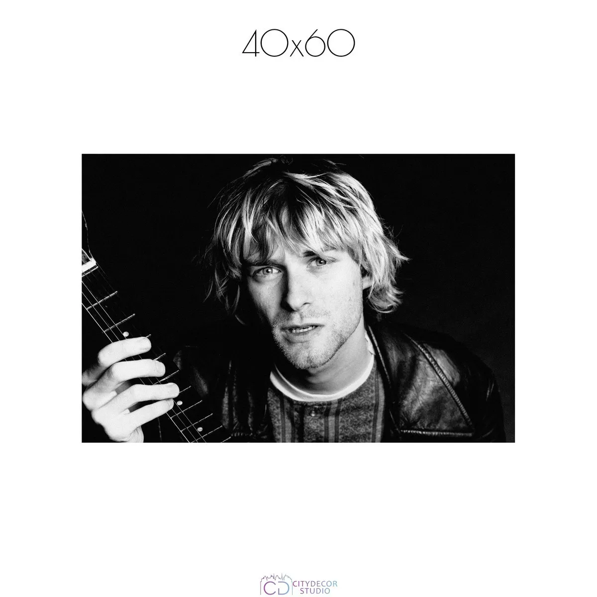 Постер Citydecor Kurt Cobain арт. 9 (1 постер 40x60 см без рамы)