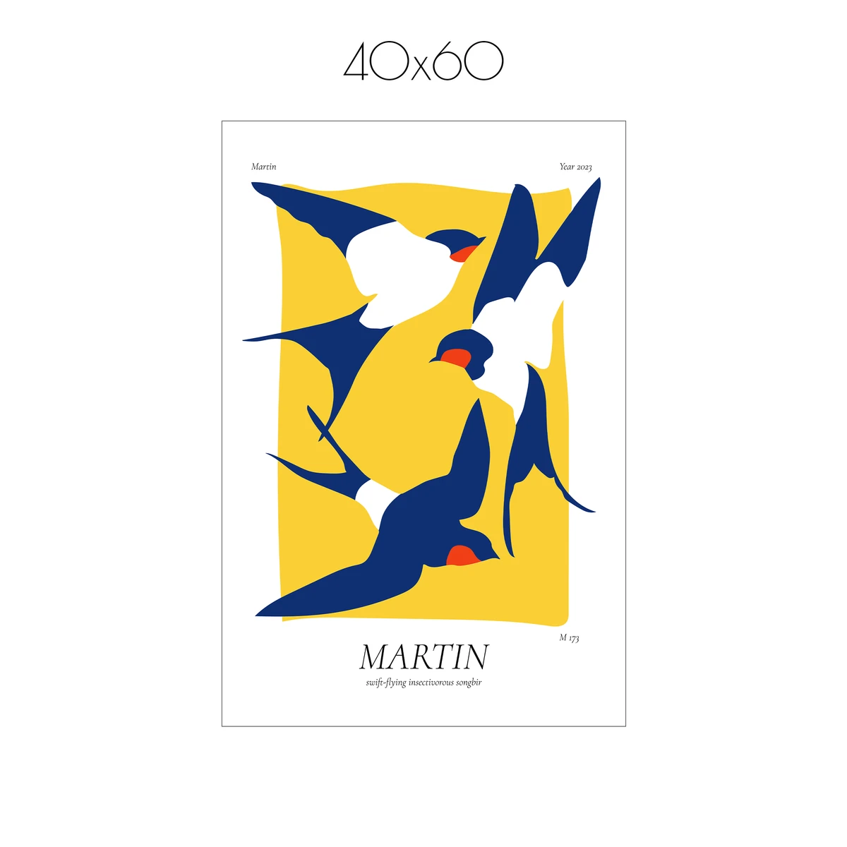 Постер Citydecor Martin (1 постер 40x60 см без рамы)