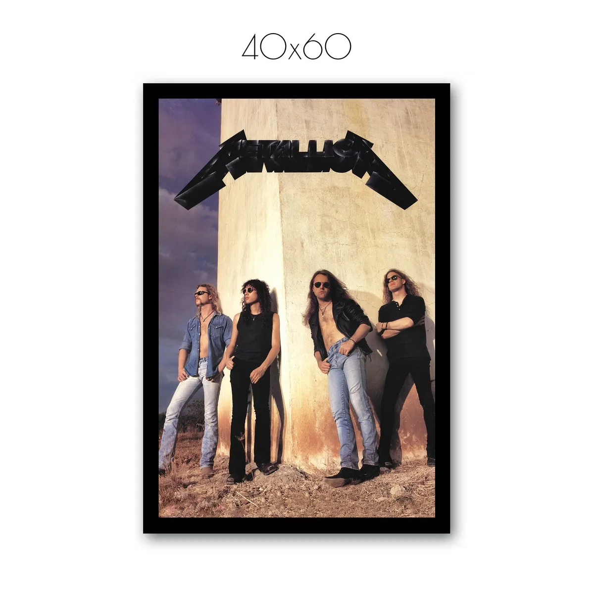 Постер Citydecor Metallica арт. 1 (1 постер 40x60 см без рамы)