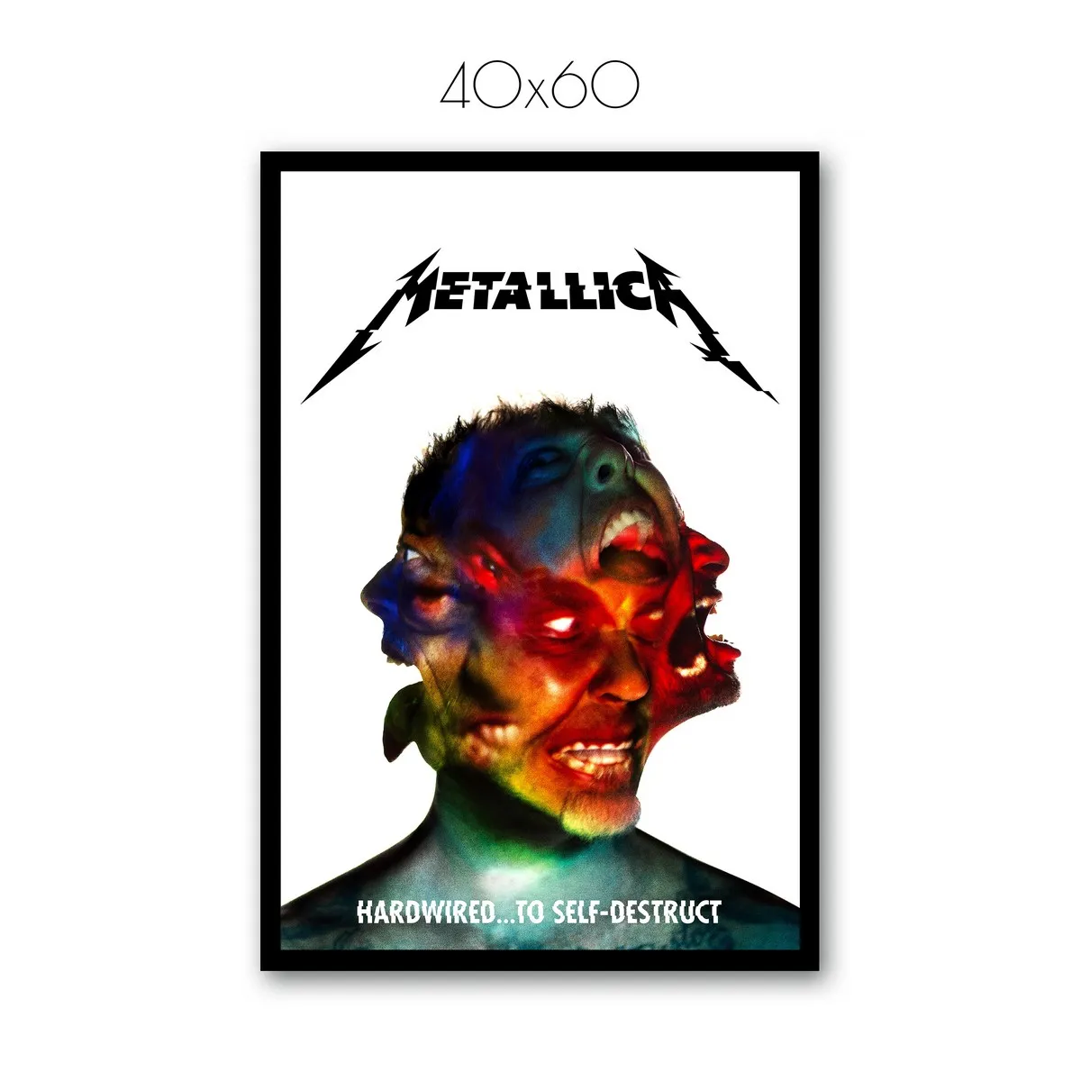 Постер Citydecor Metallica арт. 4 (1 постер 40x60 см без рамы)