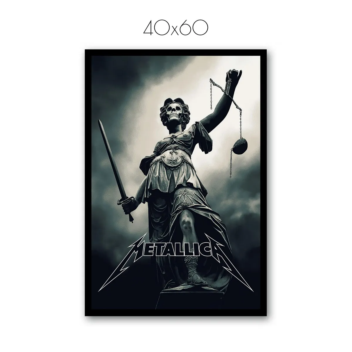 Постер Citydecor Metallica арт. 6 (1 постер 40x60 см без рамы)