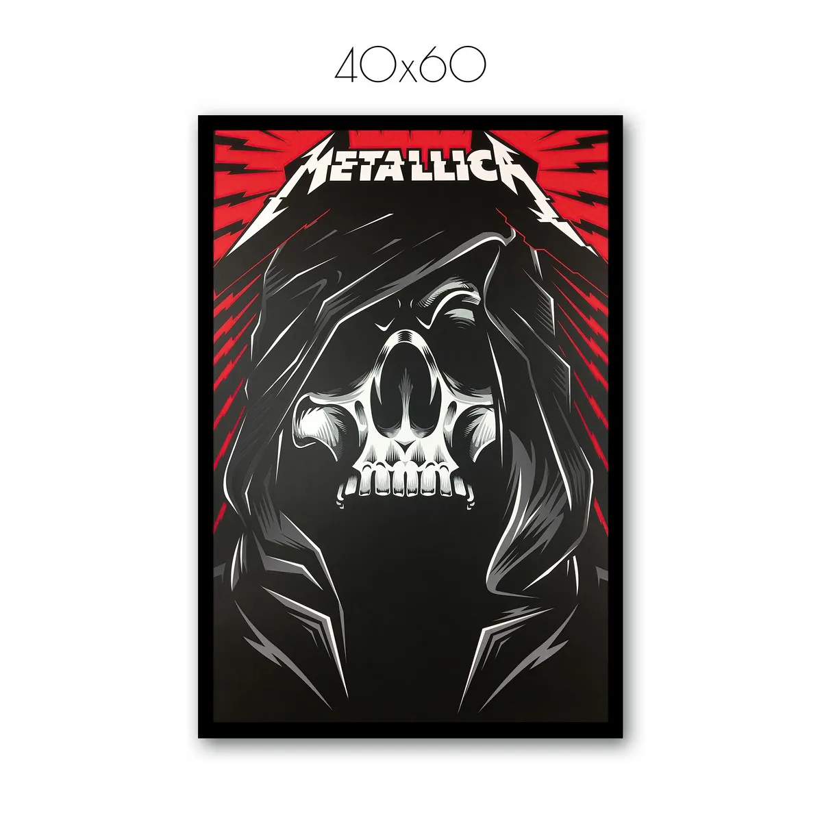 Постер Citydecor Metallica арт. 7 (1 постер 40x60 см без рамы)