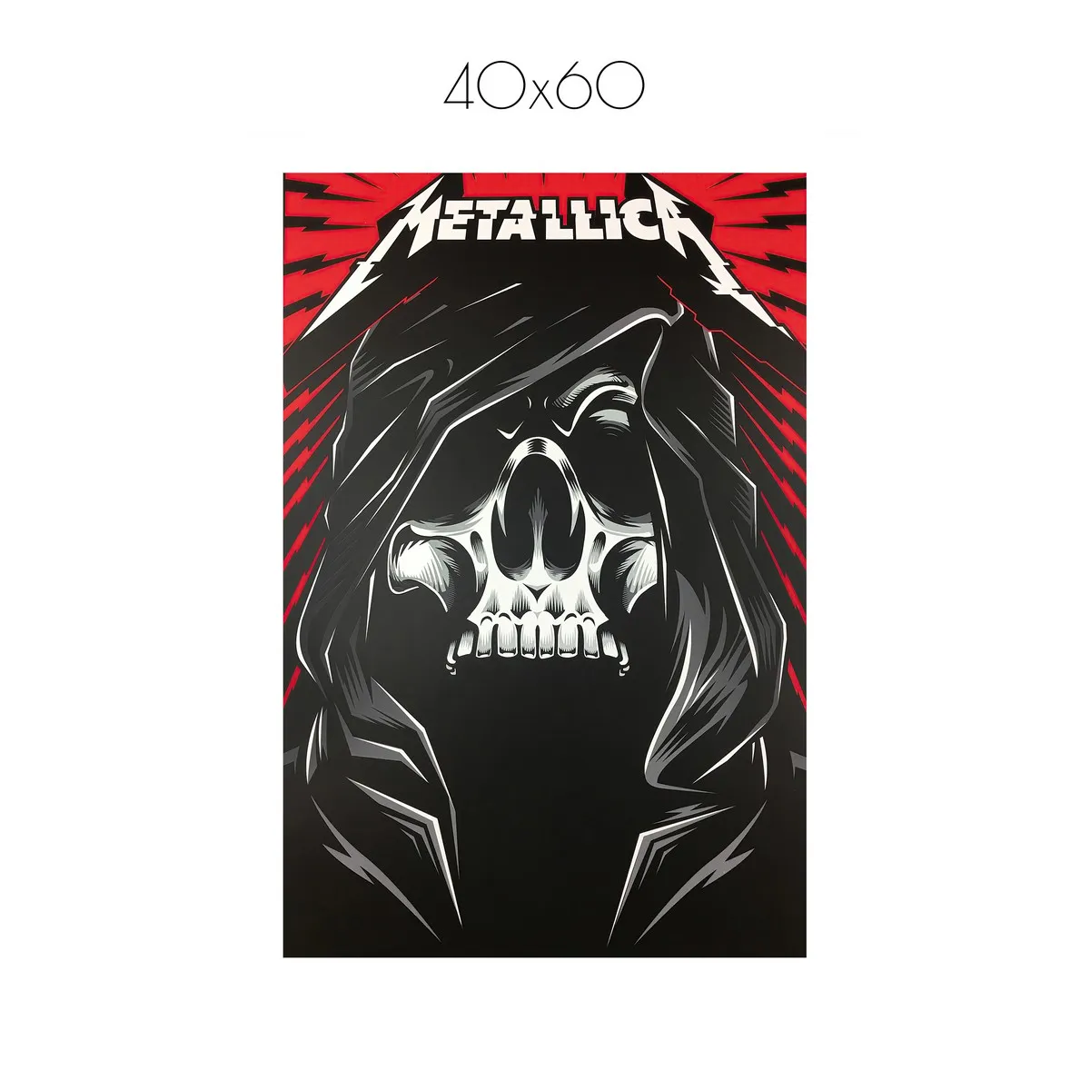 Постер Citydecor Metallica арт. 7 (1 постер 40x60 см без рамы)