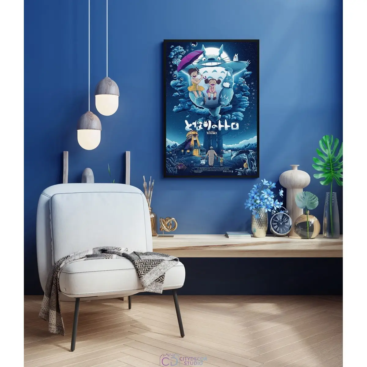 Постер Citydecor Мой сосед Тоторо арт. 2 (1 постер 40x60 см без рамы)
