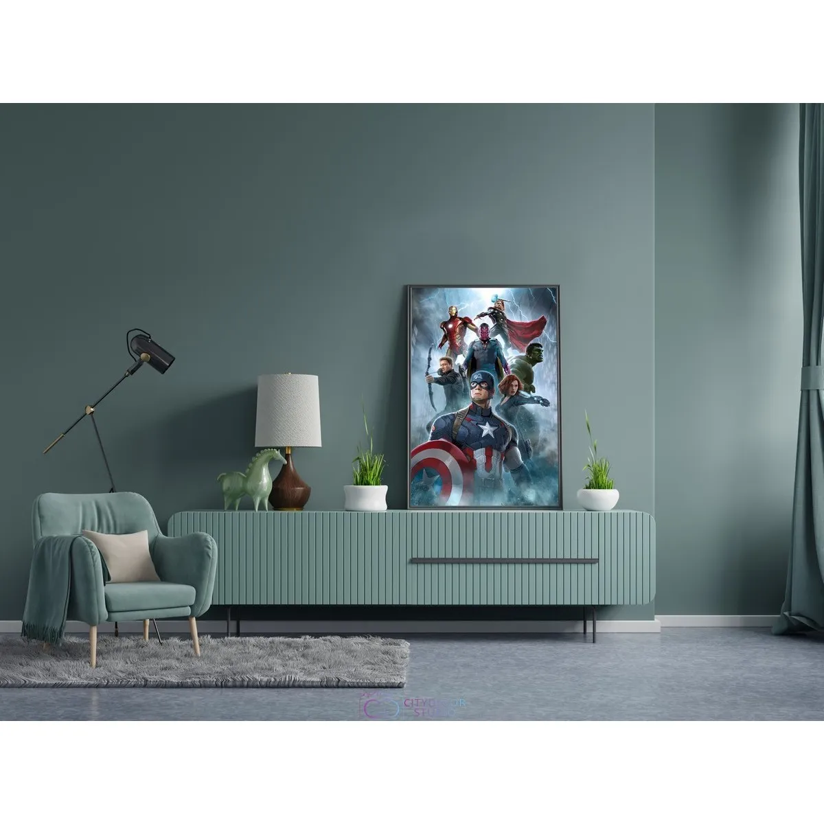 Постер Citydecor Мстители арт. 10 (1 постер 40x60 см без рамы)