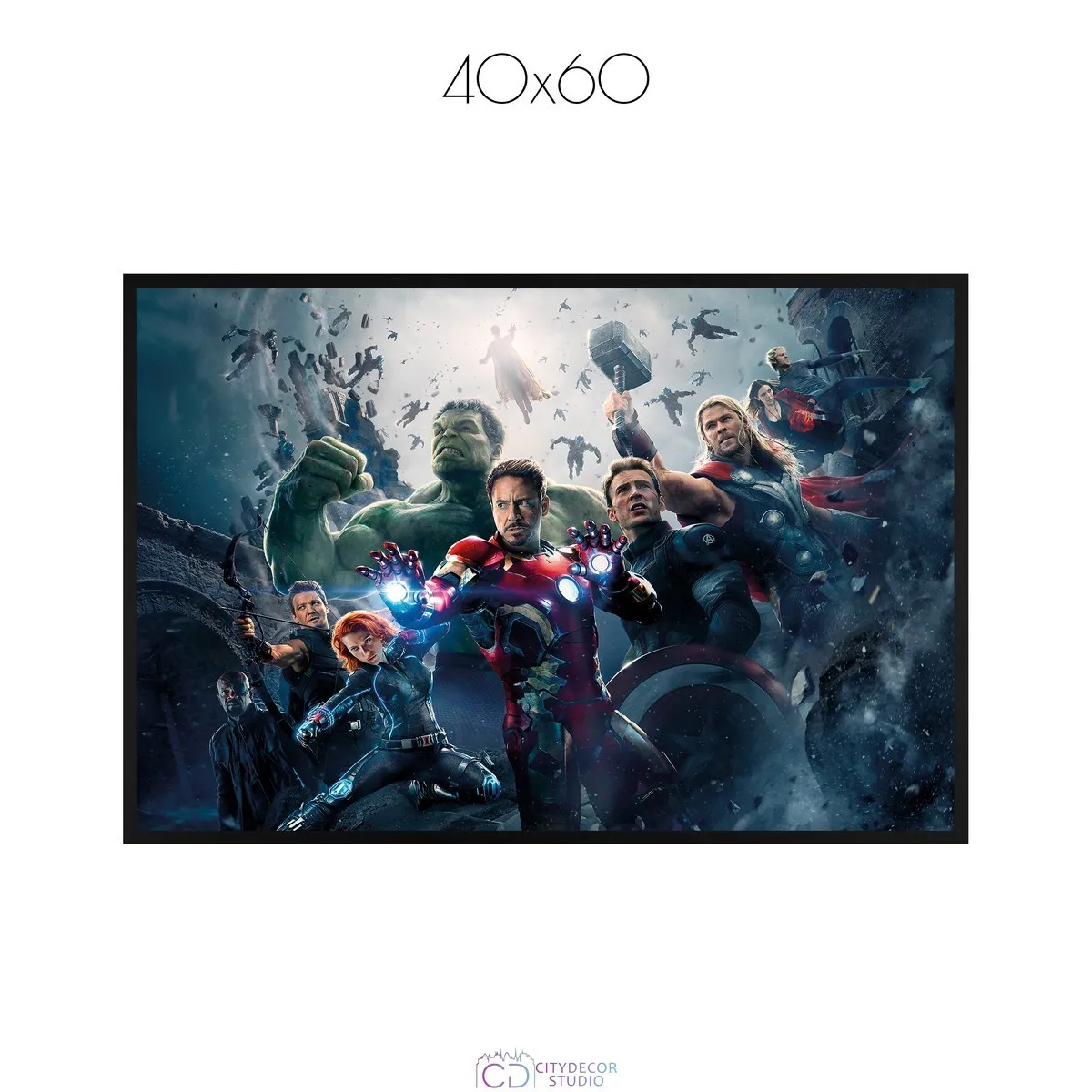 Постер Citydecor Мстители арт. 15 (1 постер 40x60 см без рамы)