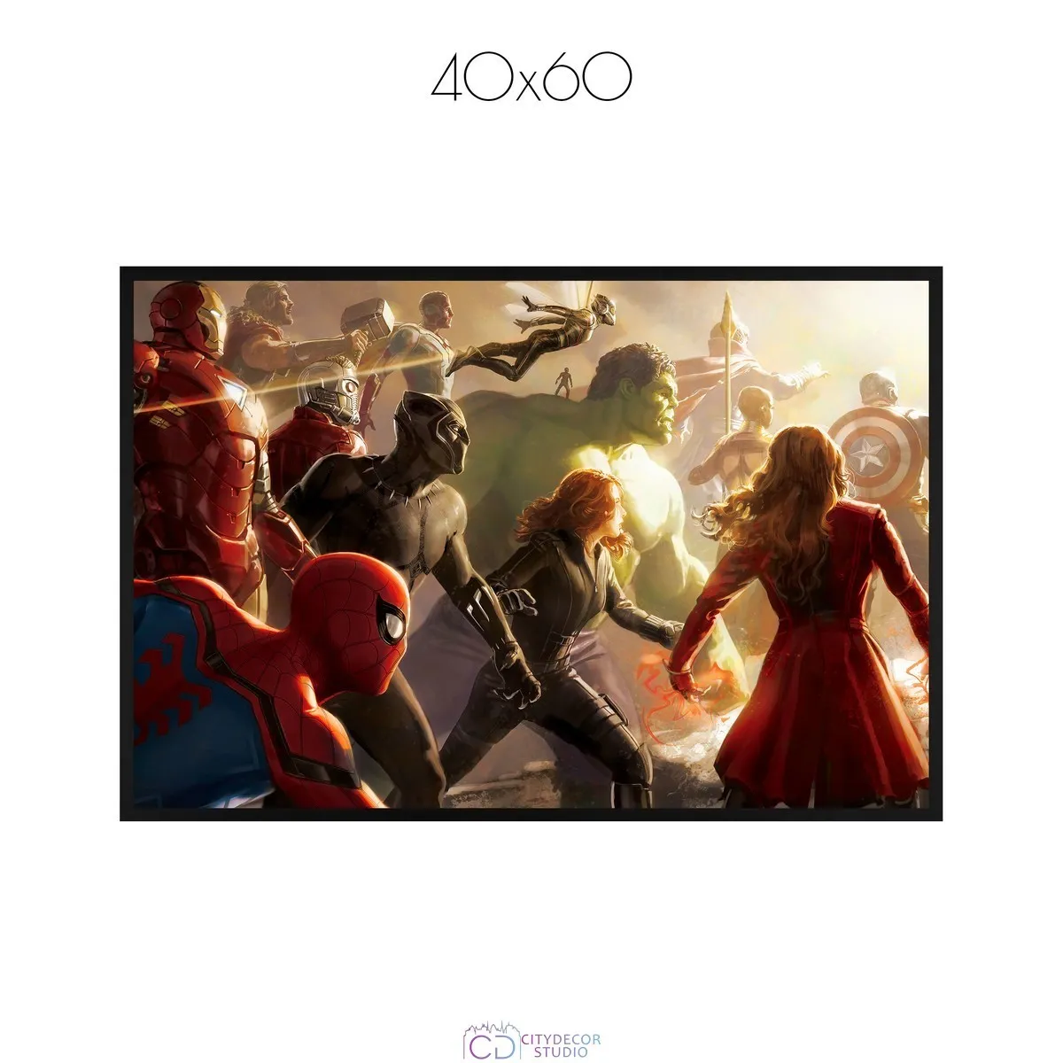 Постер Citydecor Мстители арт. 16 (1 постер 40x60 см без рамы)
