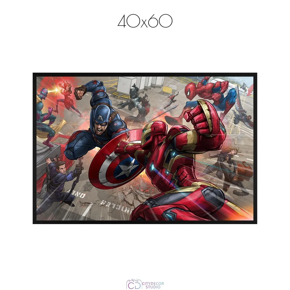 Постер Citydecor Мстители арт. 19 (1 постер 40x60 см без рамы)