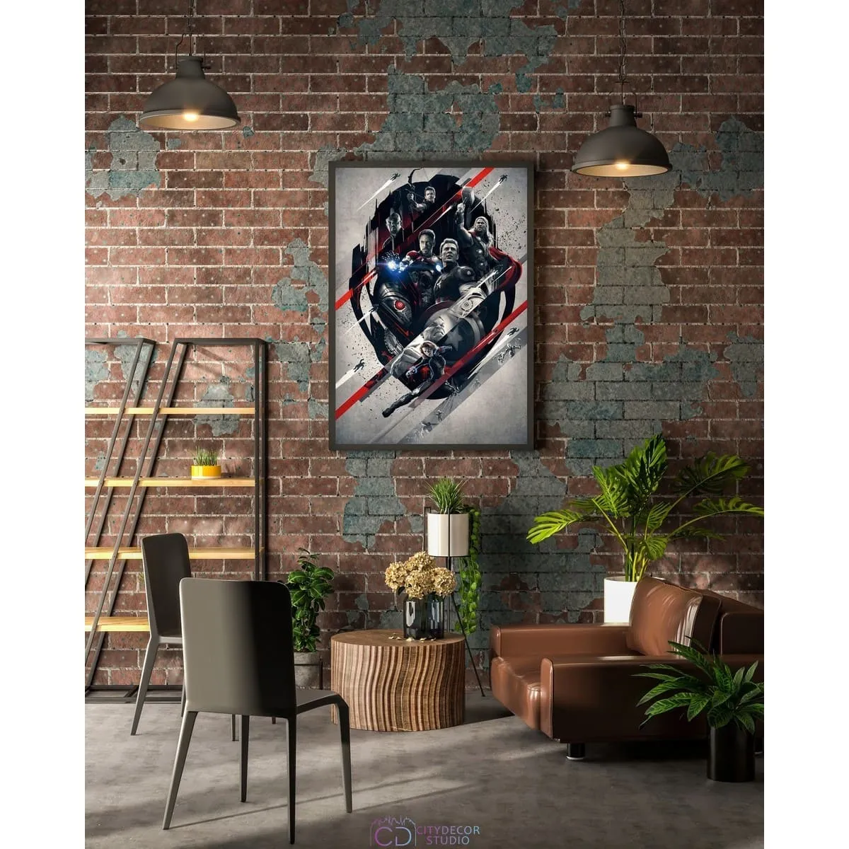 Постер Citydecor Мстители арт. 4 (1 постер 40x60 см без рамы)