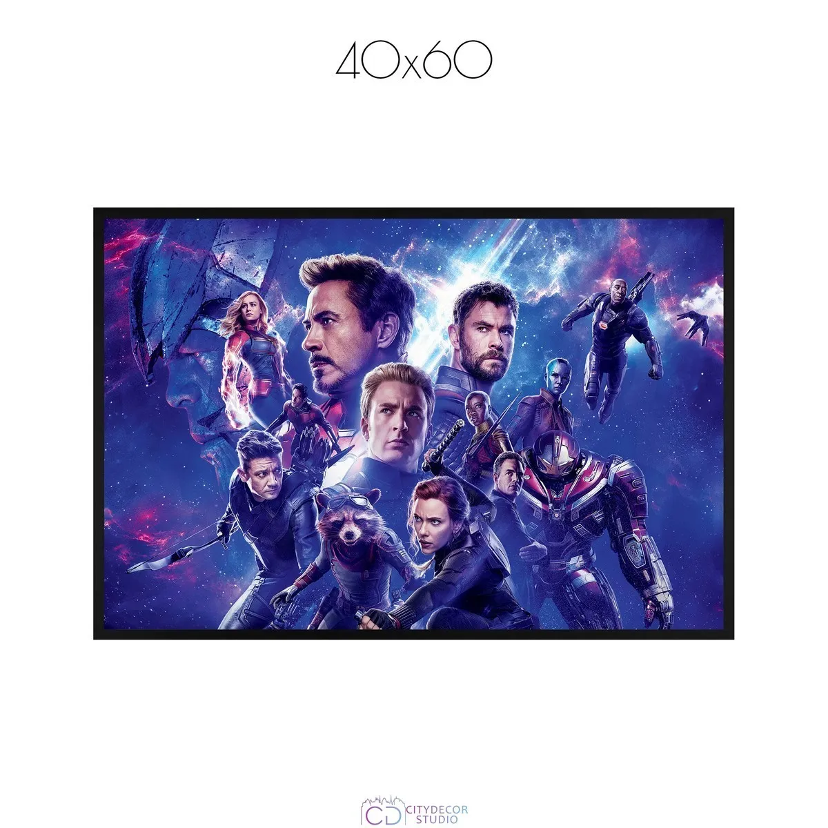 Постер Citydecor Мстители арт. 8 (1 постер 40x60 см без рамы)